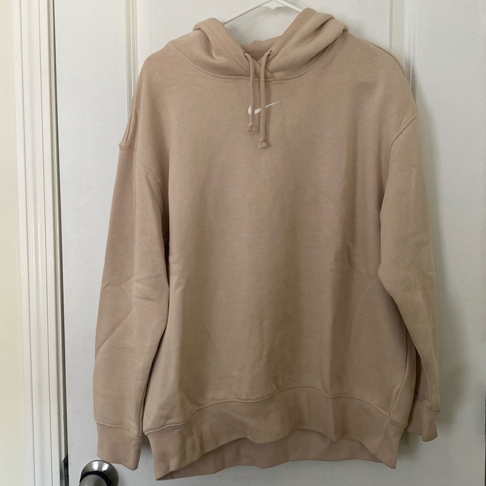 NIKE Cream / Tan Phoenix Fleece Hoodie